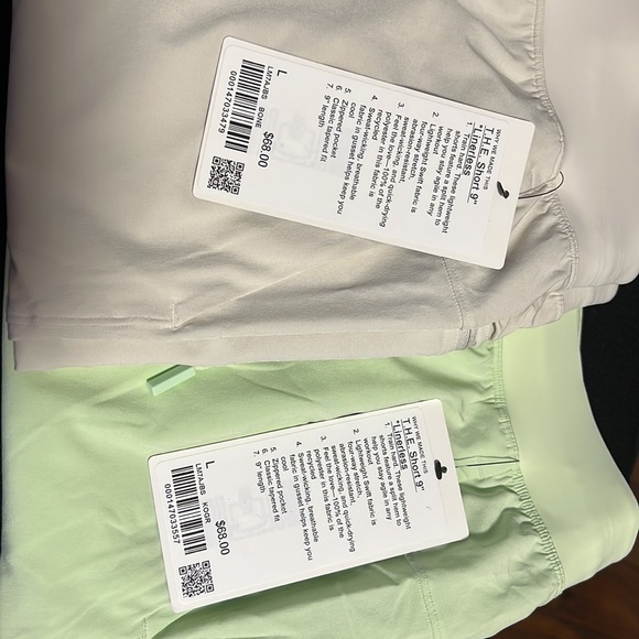 Lululemon Men’s T.H.E. Short 9” *Linerless 2 pairs - Picture 1 of 5